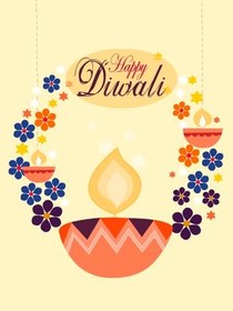 Happy Diwali Greeting Card