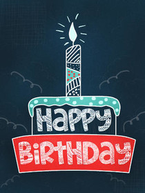 Happy Birthday Candle Celebration