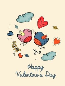 Happy Valentine's Day Birds