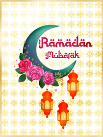 Ramadan Mubarak Greeting Card