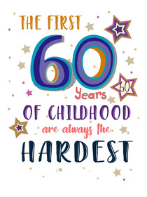 First 60 Years of Childhood Milestone Card