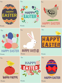 Happy Easter Greeting Cards Collection