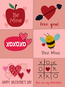 Valentine's Day Love Collection Card