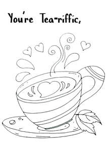 You're Tea-rrific Greeting Card