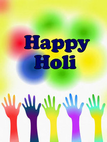 Happy Holi Celebration Card