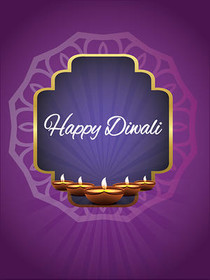 Happy Diwali Greeting Card