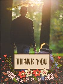 Thank You Garden Silhouette