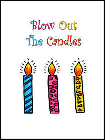 Blow Out The Candles Birthday Card