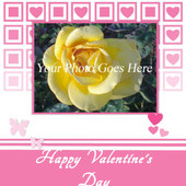 Yellow Rose Valentine's Day Greeting