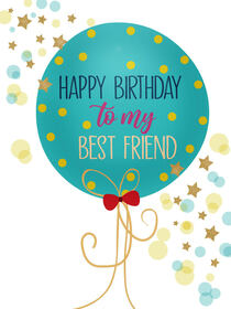 Happy Birthday To My Best Friend Balloon