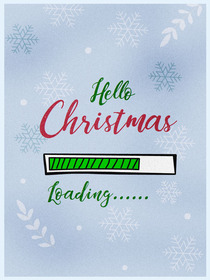 Hello Christmas Loading Card