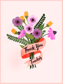 Thank You Teacher Floral Bouquet