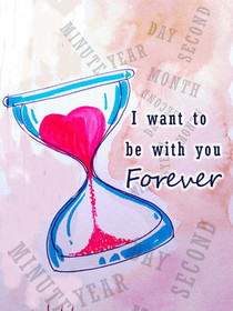 Forever Love Hourglass Card