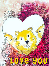 Love You Bears Greeting Card