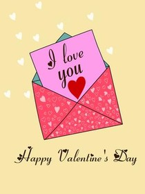 I Love You Valentine's Day Card
