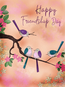 Happy Friendship Day Birds