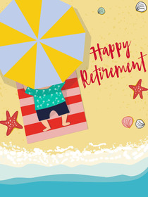 Happy Retirement Beach Celebration