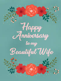 Happy Anniversary Beautiful Wife