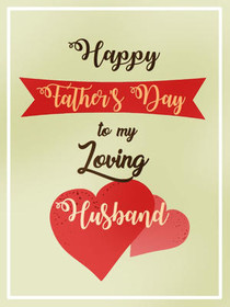 Happy Father's Day Husband Card
