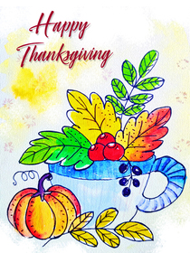 Happy Thanksgiving Greeting Card