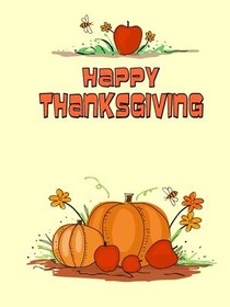 Happy Thanksgiving Greeting Card