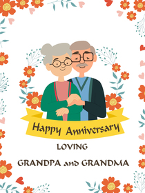 Happy Anniversary Grandpa and Grandma