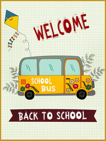 Welcome Back to School Greeting Card