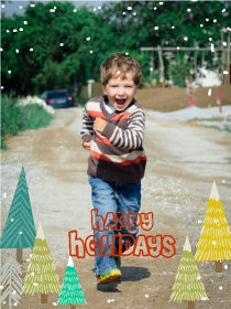 Happy Holidays Photo Card
