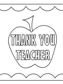 Thank You Teacher Apple Card