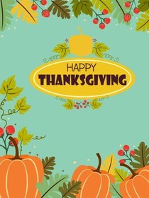 Happy Thanksgiving Greeting Card