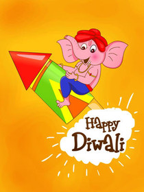 Happy Diwali Greeting Card