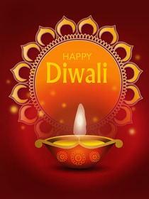 Diwali Festival Greeting Card