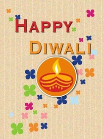 Happy Diwali Greeting Card