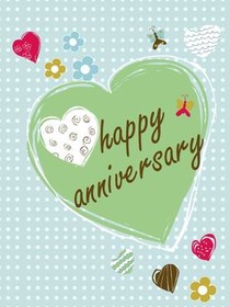 Happy Anniversary Heart Card