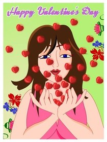 Happy Valentine's Day Greeting Card