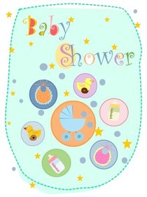 Colorful Baby Shower Celebration Card