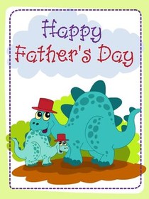 Happy Father's Day Dinosaurs