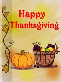 Happy Thanksgiving Harvest Card