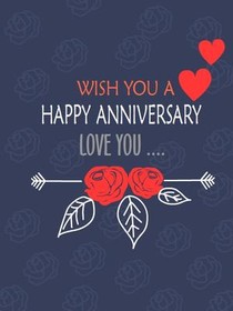 Happy Anniversary Love You Card