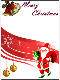 Merry Christmas Santa Card