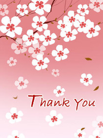 Floral Thank You Card