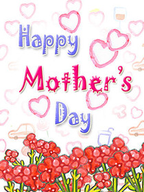 Happy Mother's Day Floral Greeting Card