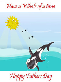 Whale of a Time Father's Day Card