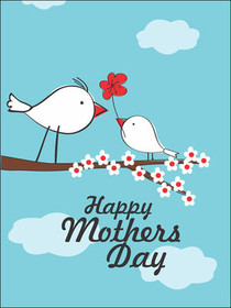 Happy Mother's Day Bird Card
