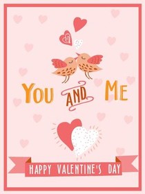 You and Me Valentine's Day Card