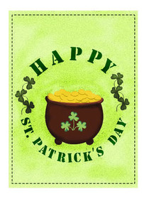 Happy St. Patrick's Day Pot of Gold