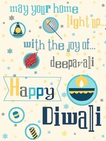 Happy Diwali Greeting Card