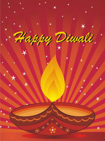 Happy Diwali Greeting Card