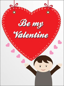 Be My Valentine Greeting Card