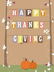 Happy Thanksgiving Greeting Card